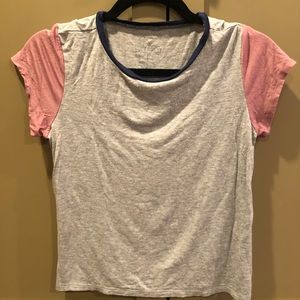 AEO Soft & Sexy Color Blocked Tee
